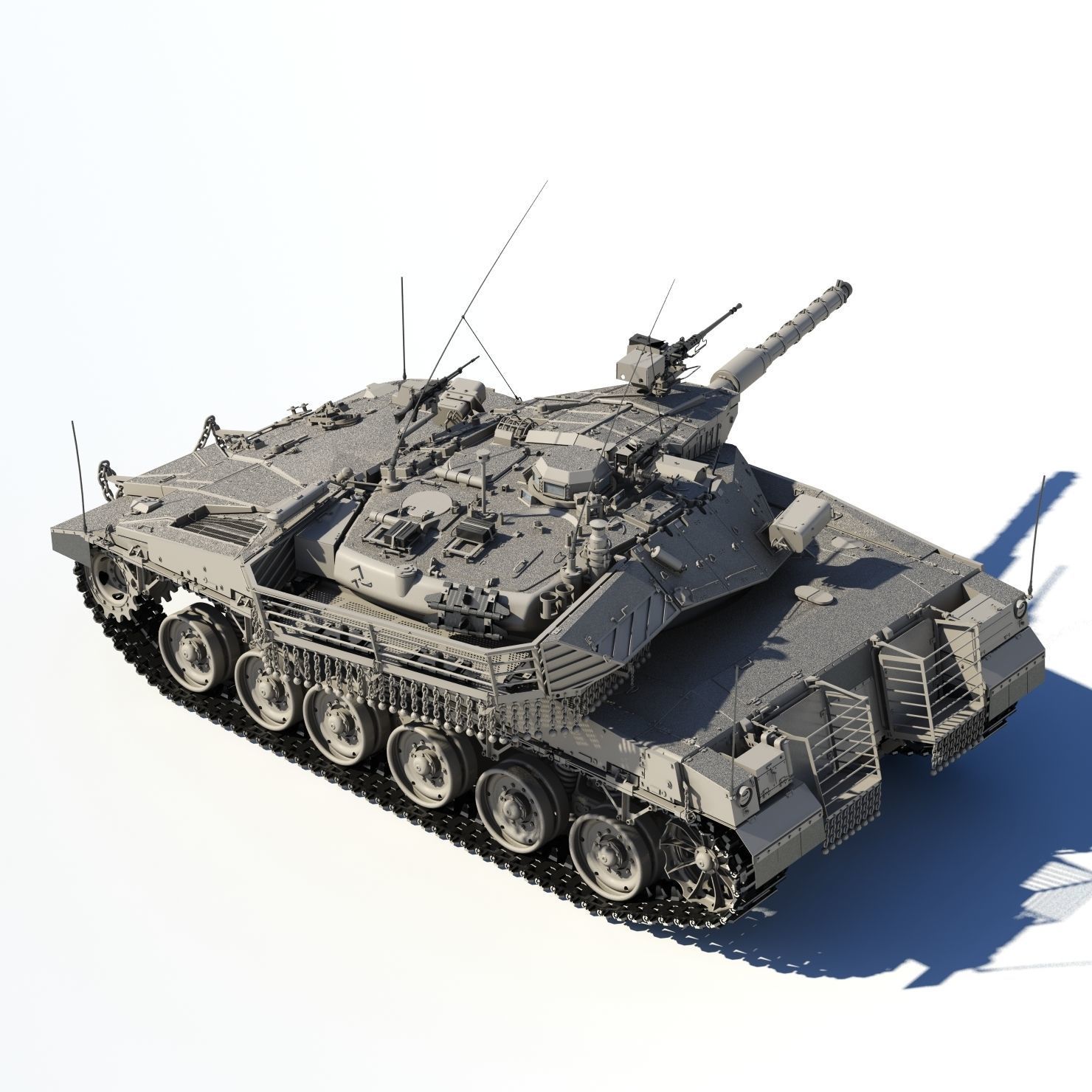 Merkava Mk2D 3D model_15