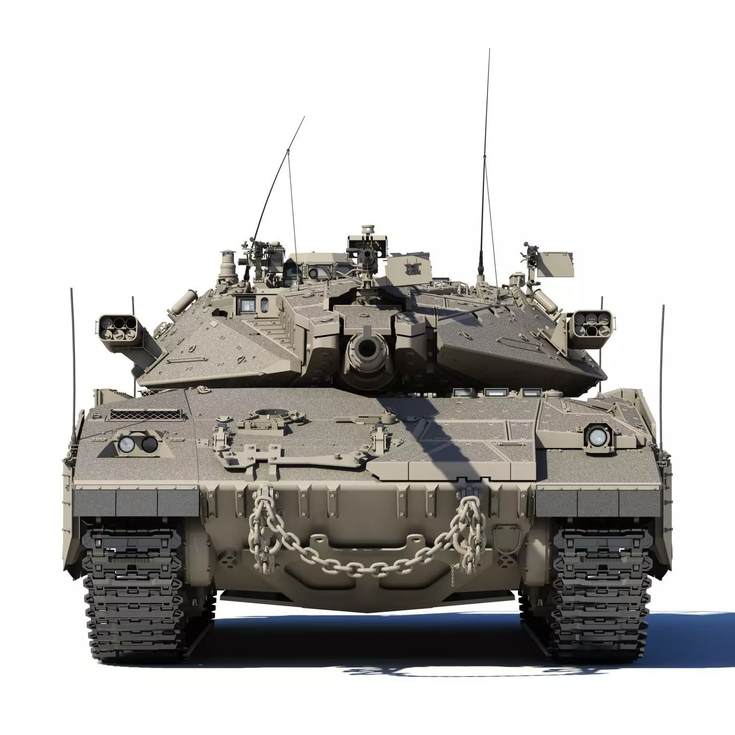Merkava Mk2D 3D model_0