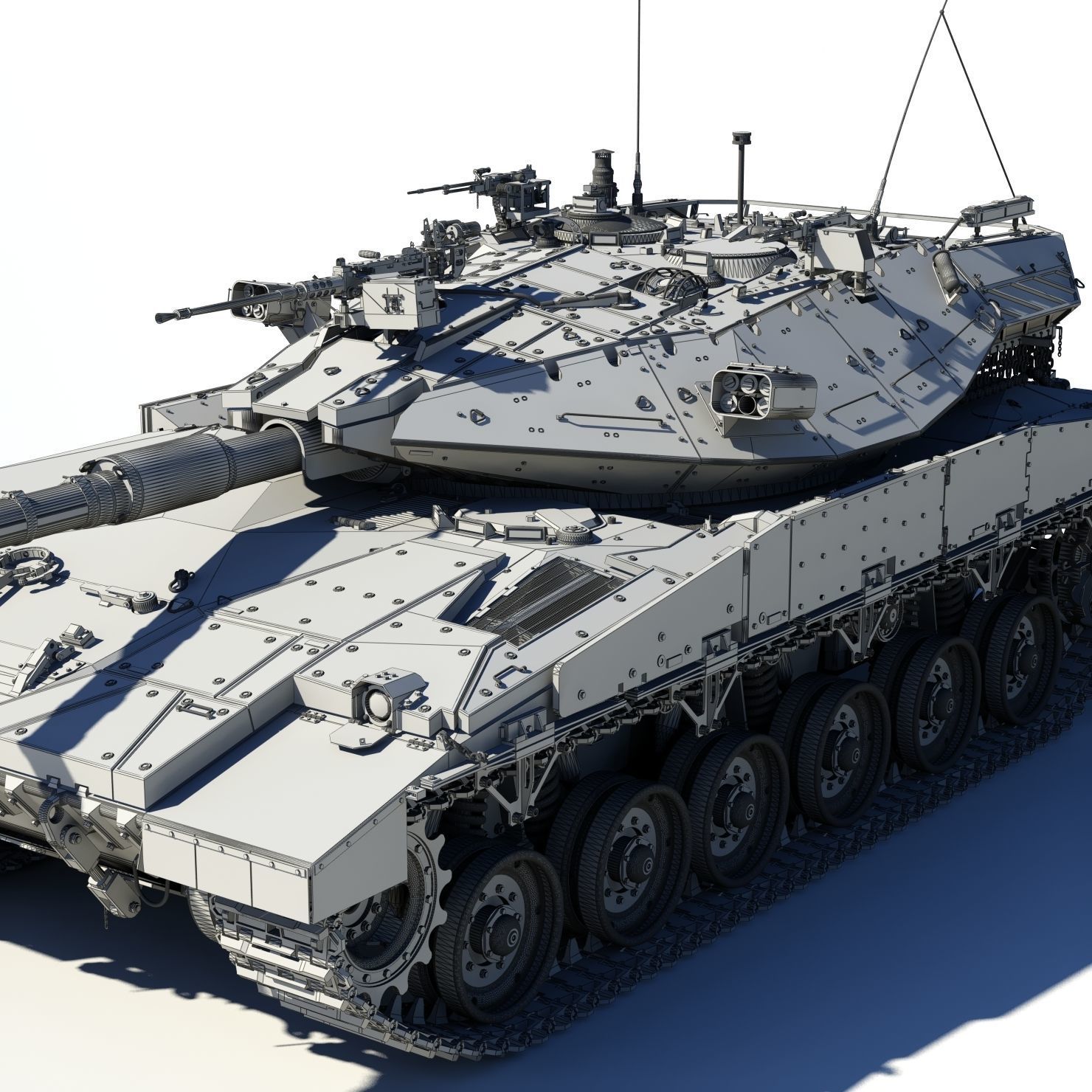 Merkava Mk2D 3D model_23