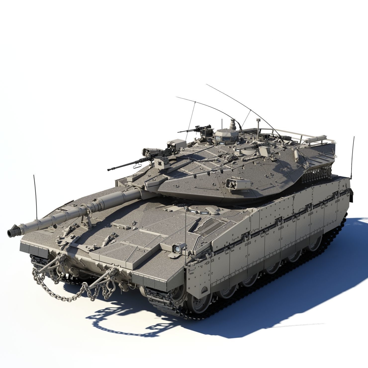 Merkava Mk2D 3D model_20