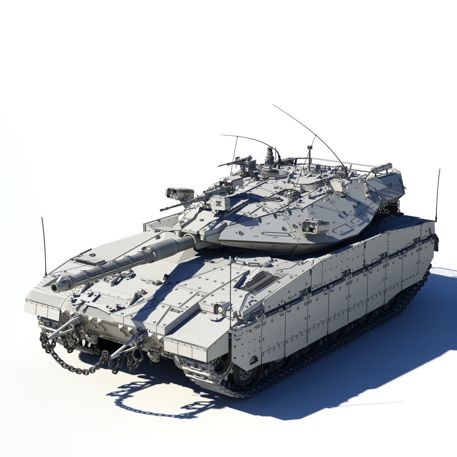 Merkava Mk2D 3D model_22