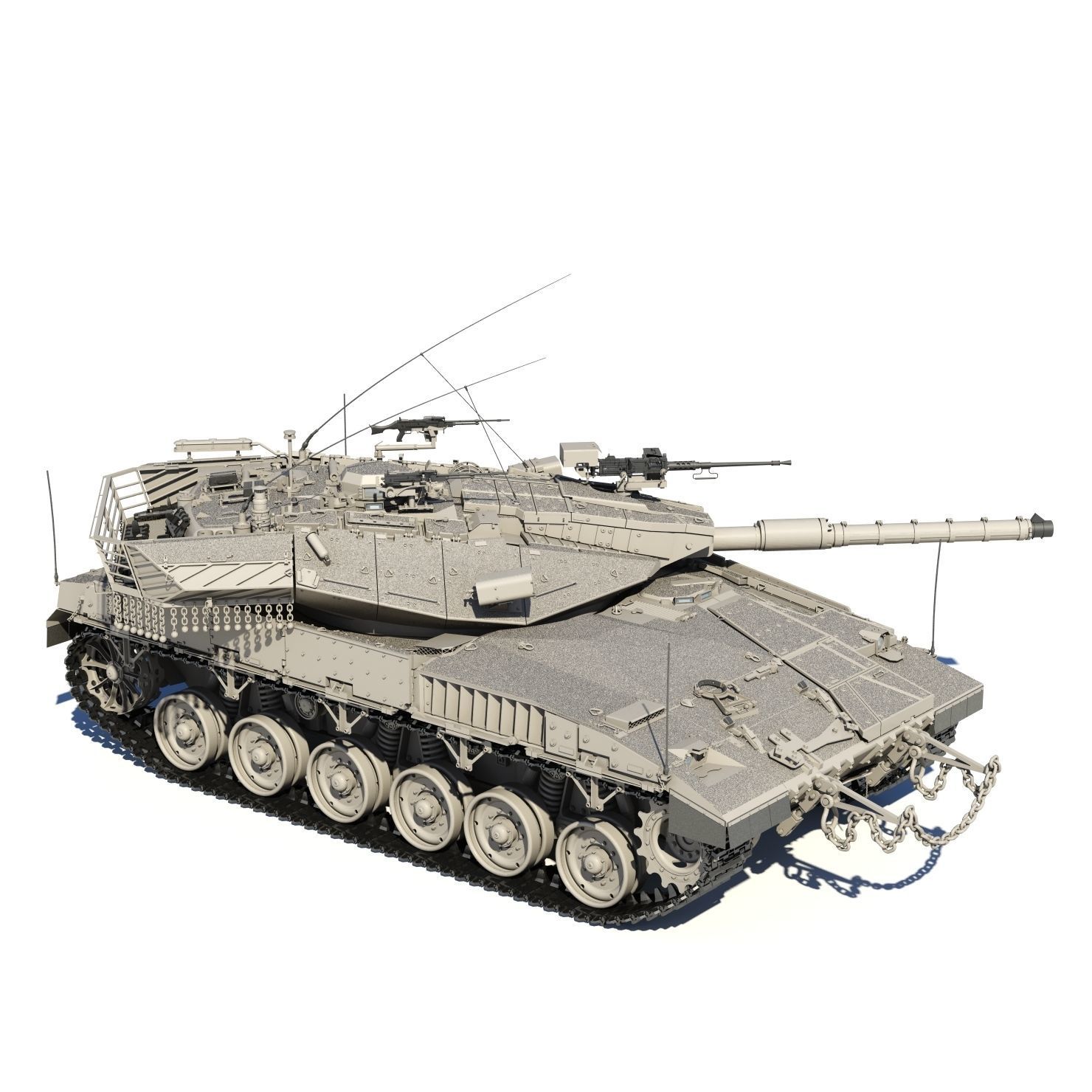 Merkava Mk2D 3D model_19