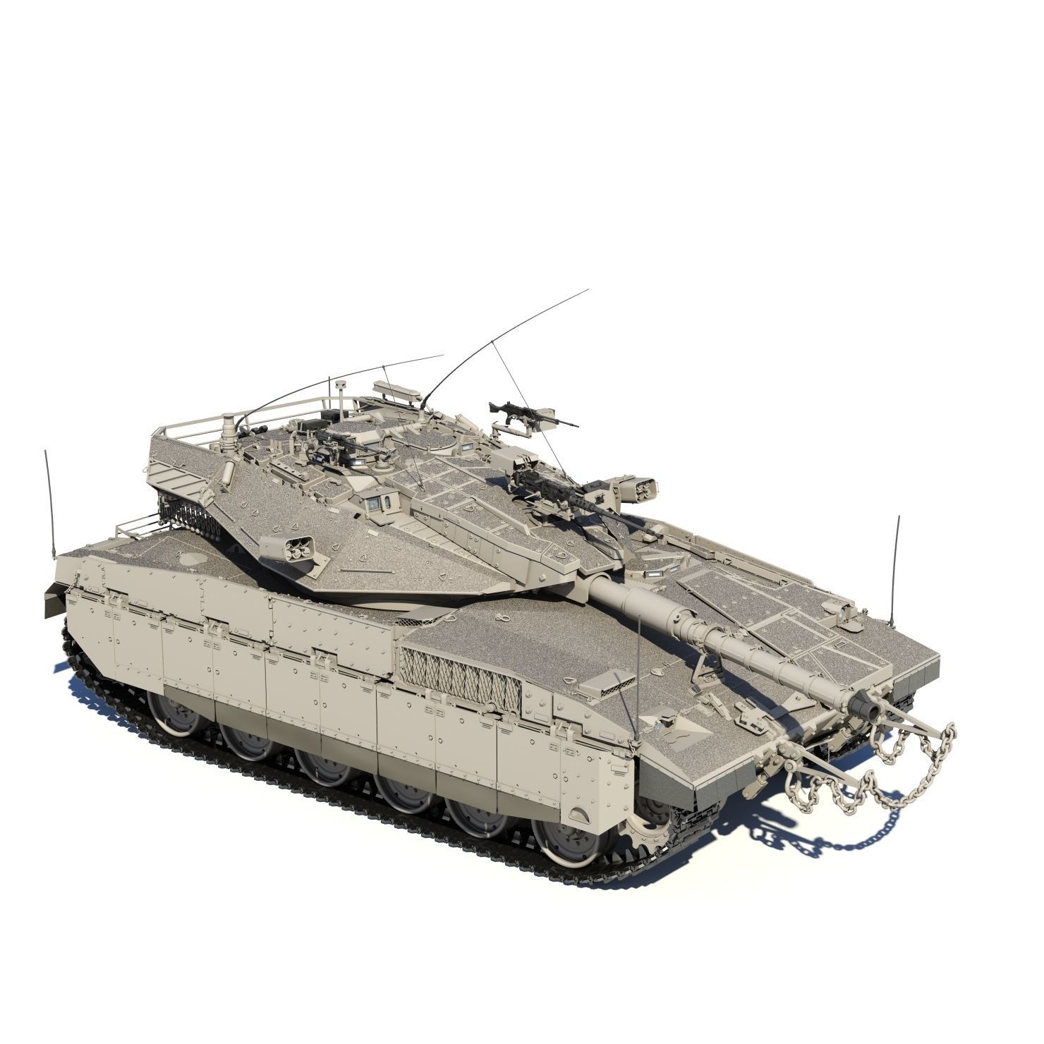Merkava Mk2D 3D model_17