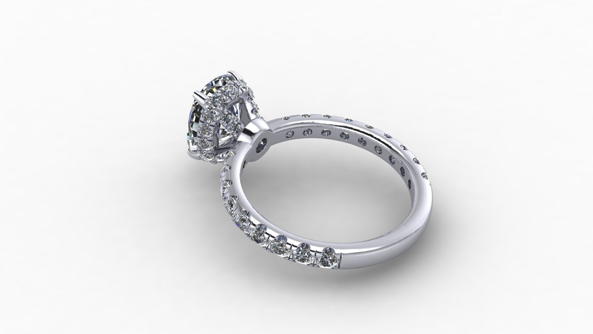 ring diamod 5861 3D print model_7