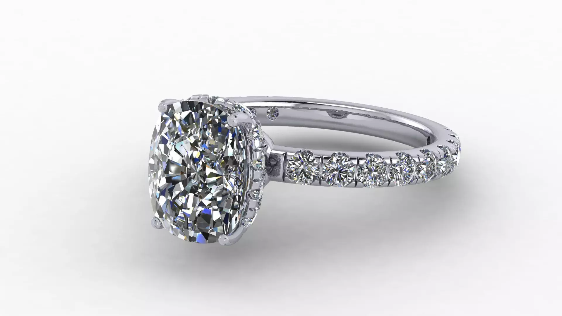 ring diamod 5861 3D print model_0