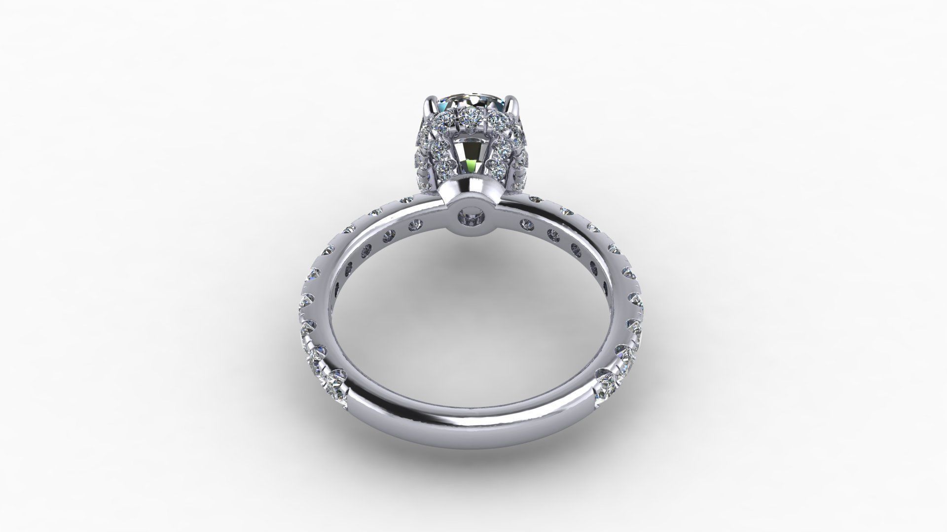 ring diamod 5861 3D print model_9