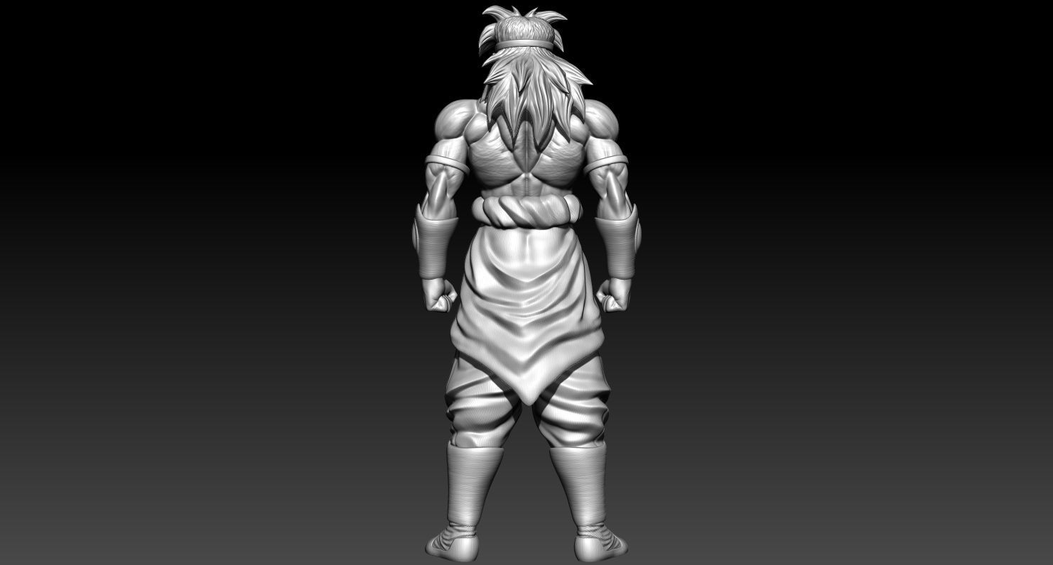 Broly classic 3D print model_8