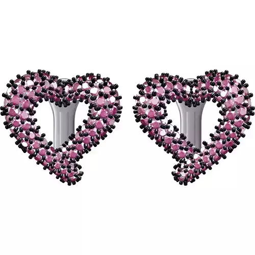 Antique Heart Earring