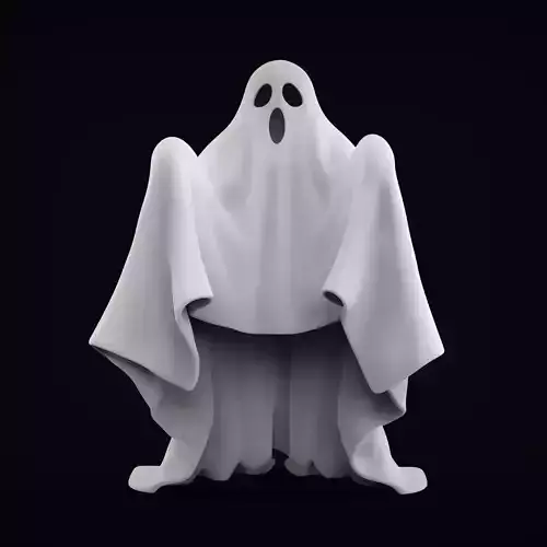 Ghost with pre-supports 3D print model