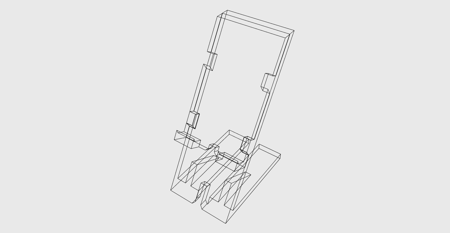 Phone stand holder adjustable easy print 3D print model_7