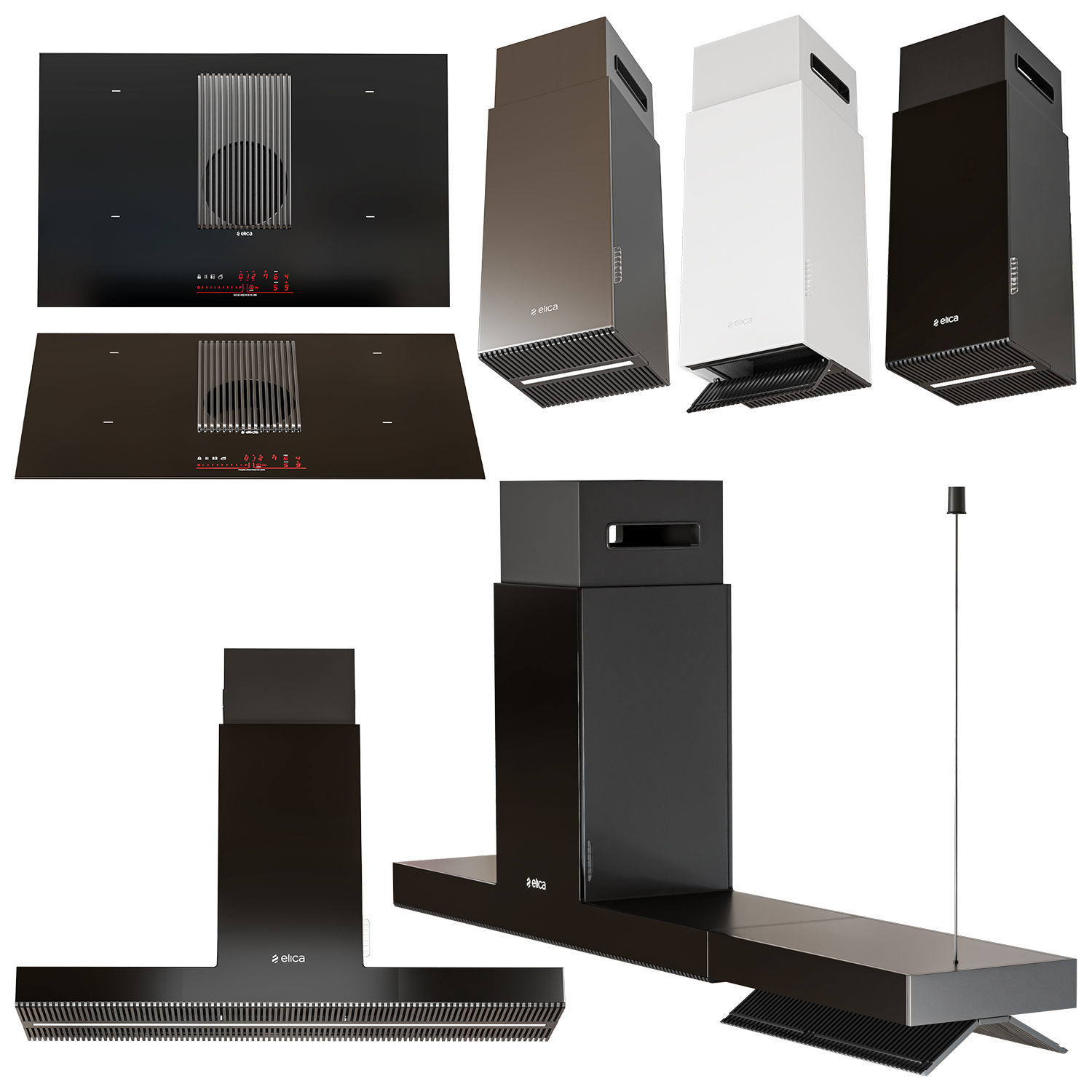 Elica Appliances Set4 3D model CGTrader