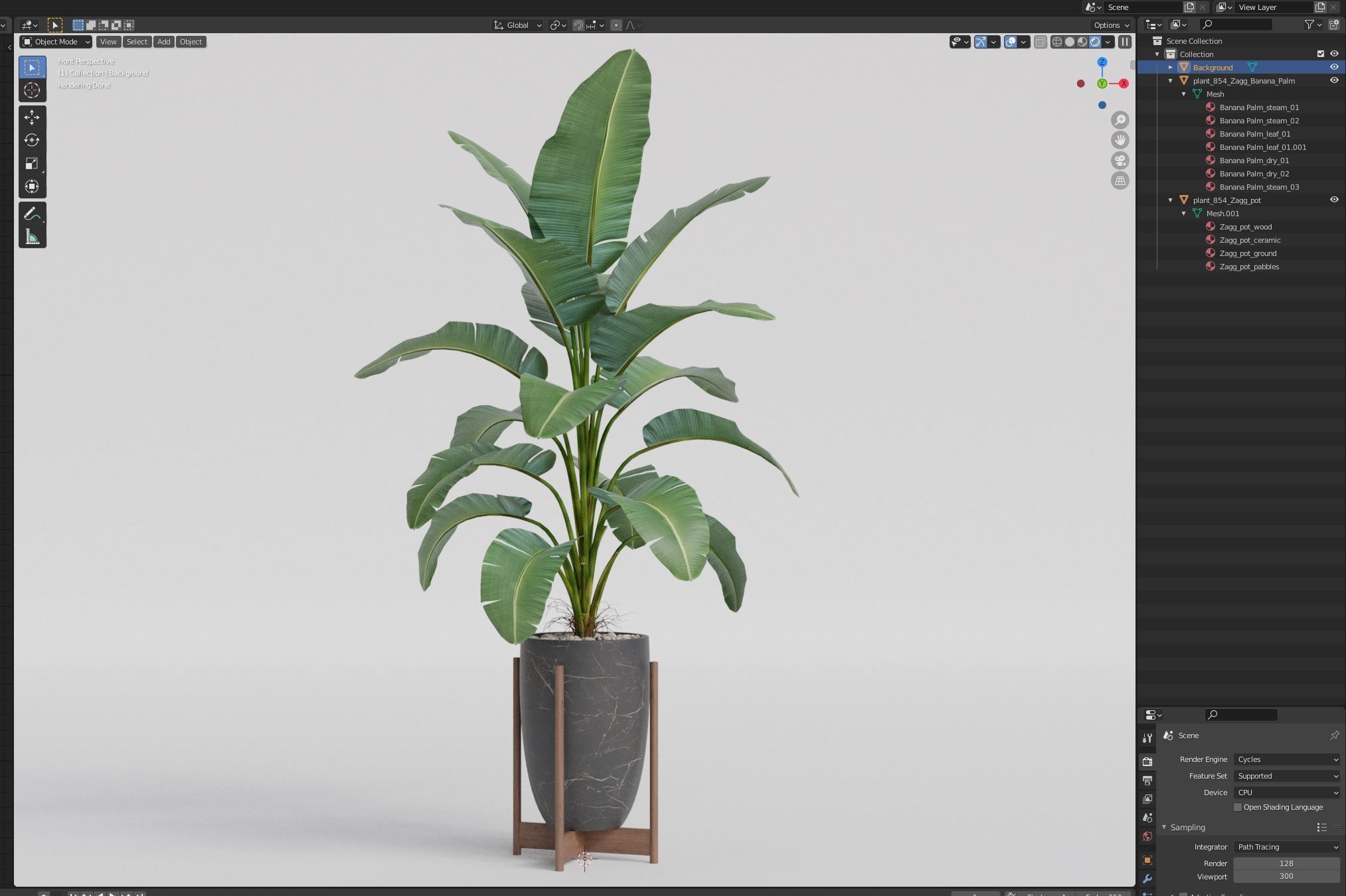 Plants collection 854 3D model_6