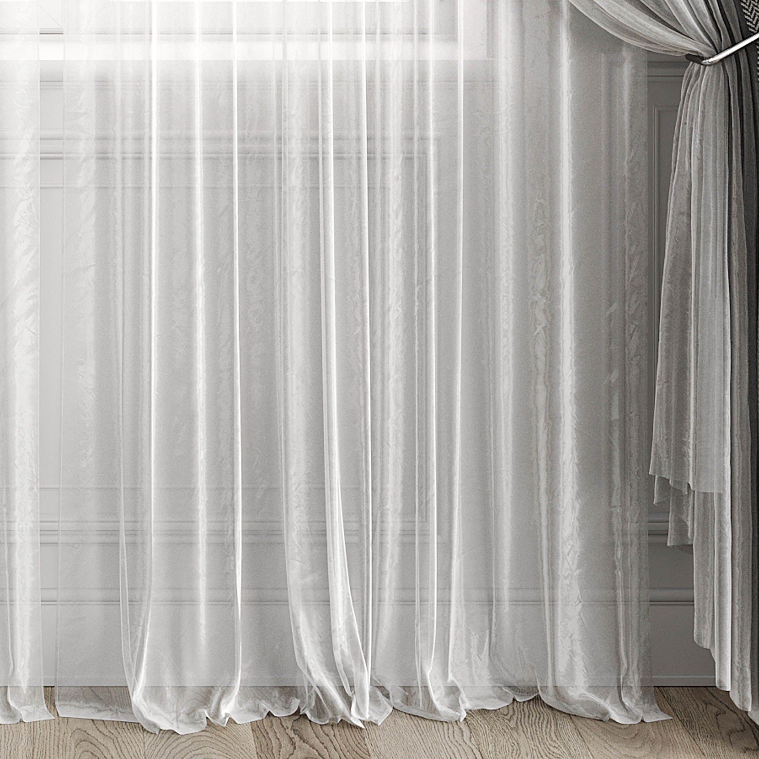 Curtain Set 498C 3D model_7