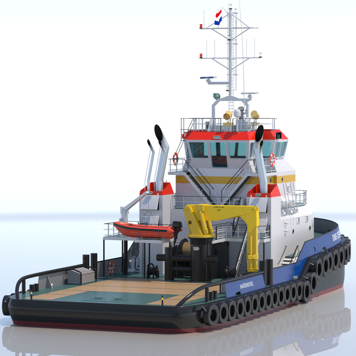 Shoalbuster Tug DMS Osprey 3D model_3