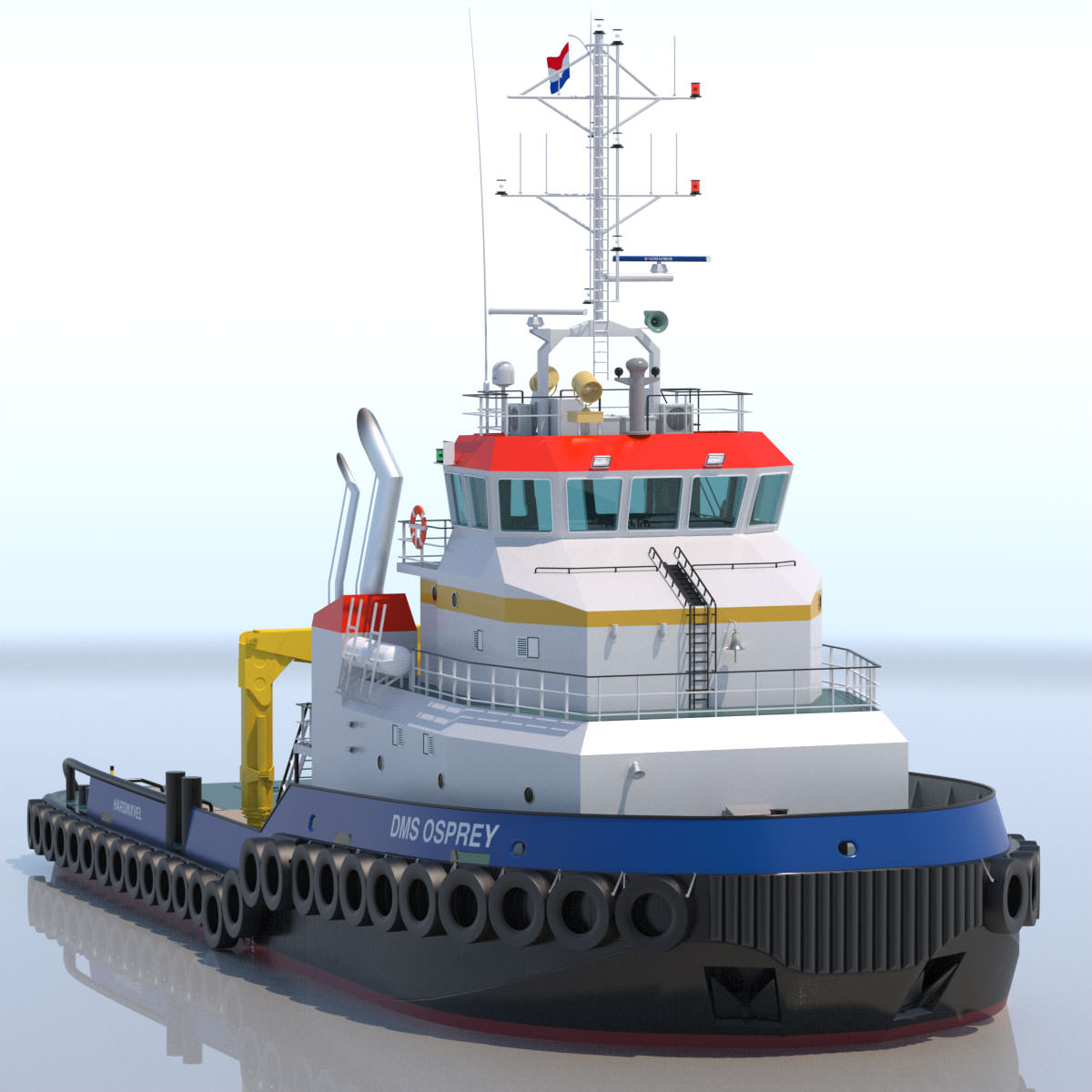 Shoalbuster Tug DMS Osprey 3D model_2