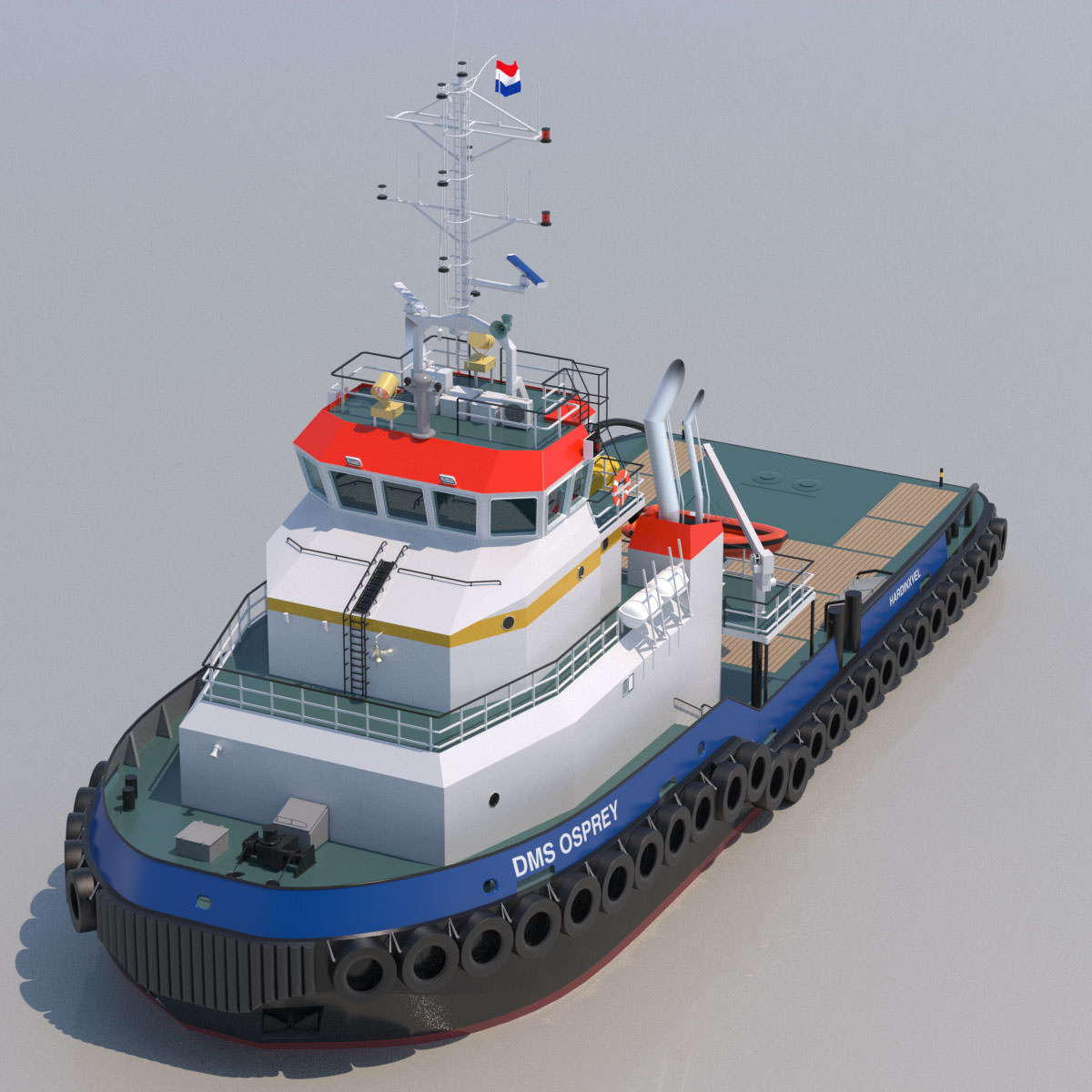 Shoalbuster Tug DMS Osprey 3D model_14