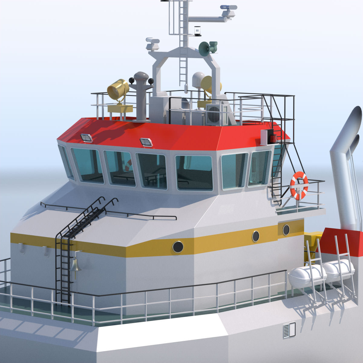 Shoalbuster Tug DMS Osprey 3D model_9