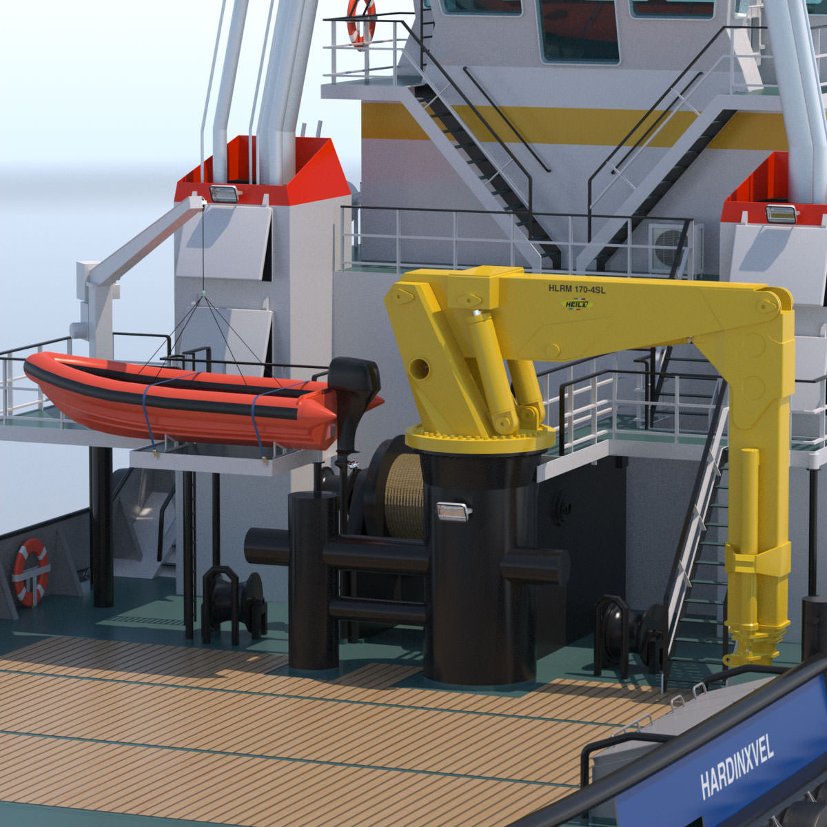 Shoalbuster Tug DMS Osprey 3D model_11