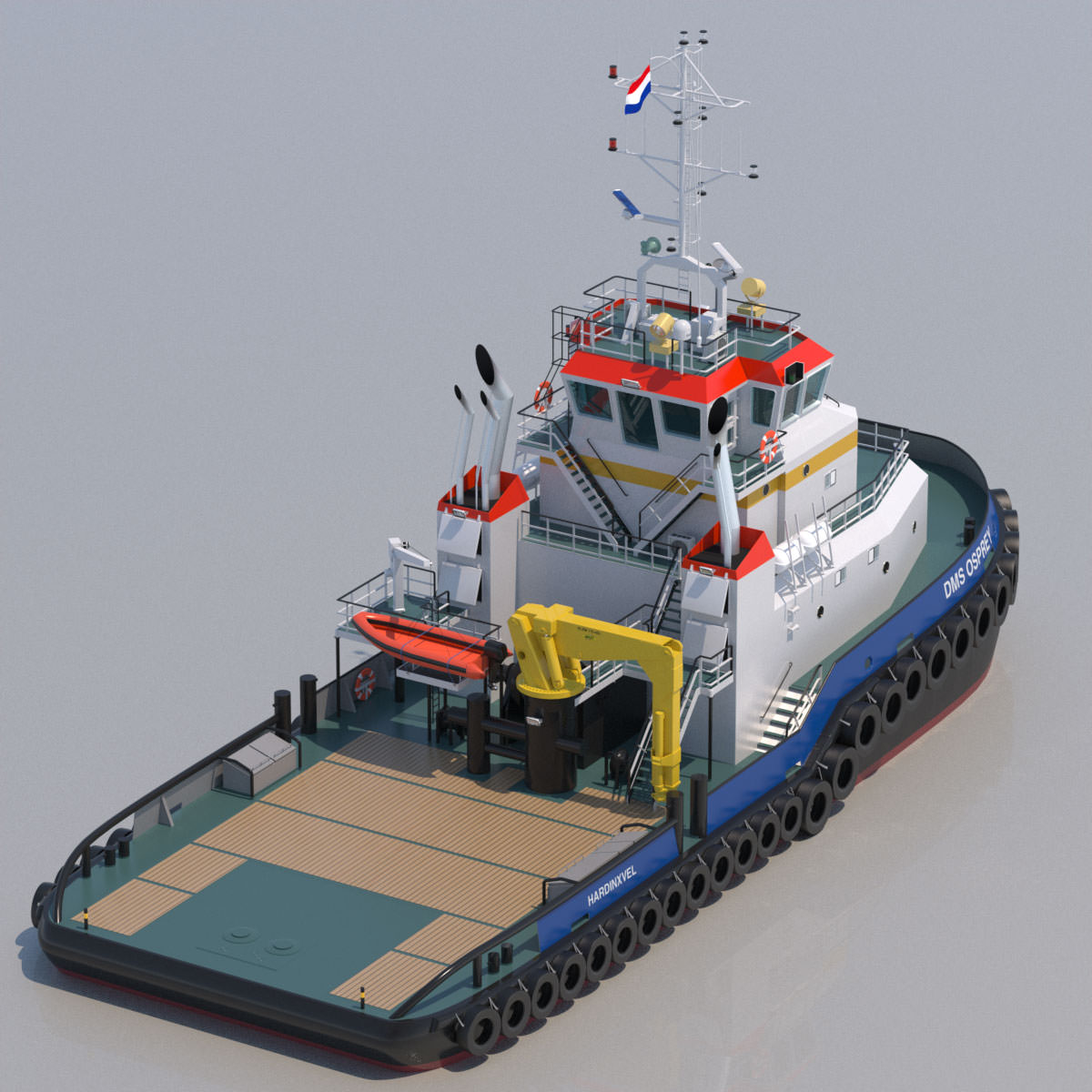 Shoalbuster Tug DMS Osprey 3D model_15