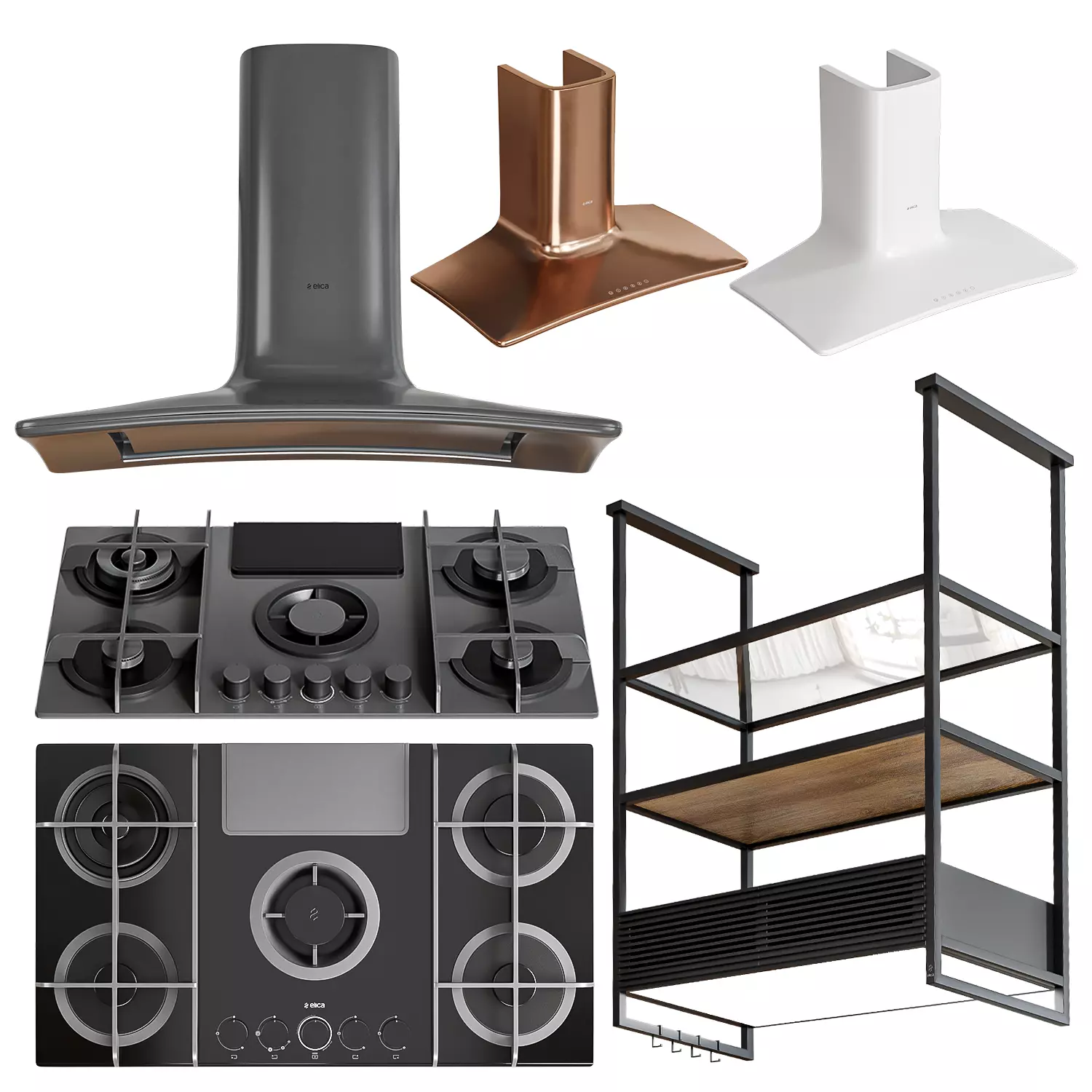 Elica Appliances Set5 3D model_0