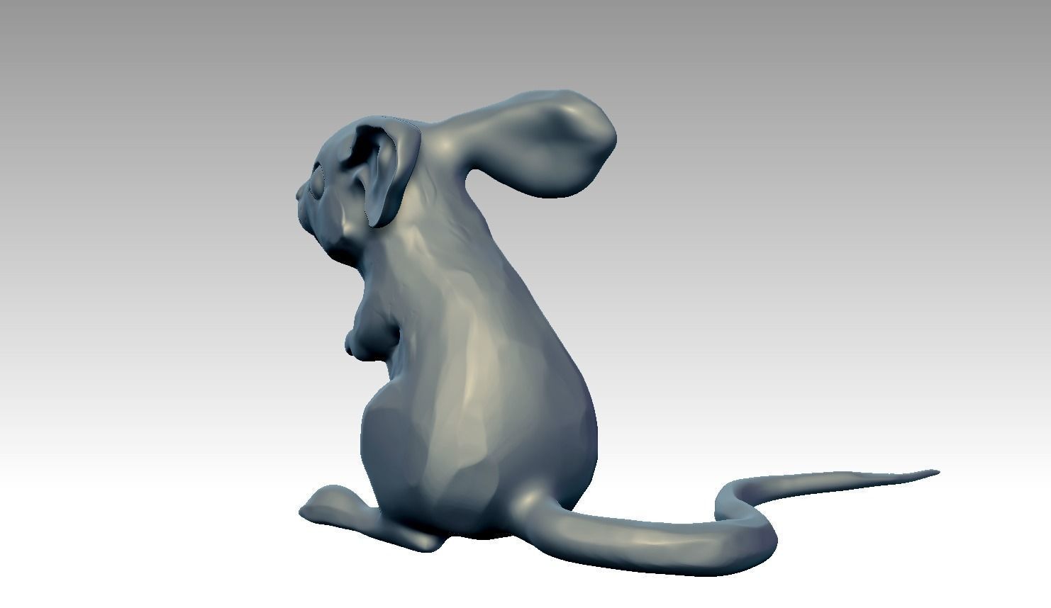 Mouse Sculpture 3d print model  3D print model_10
