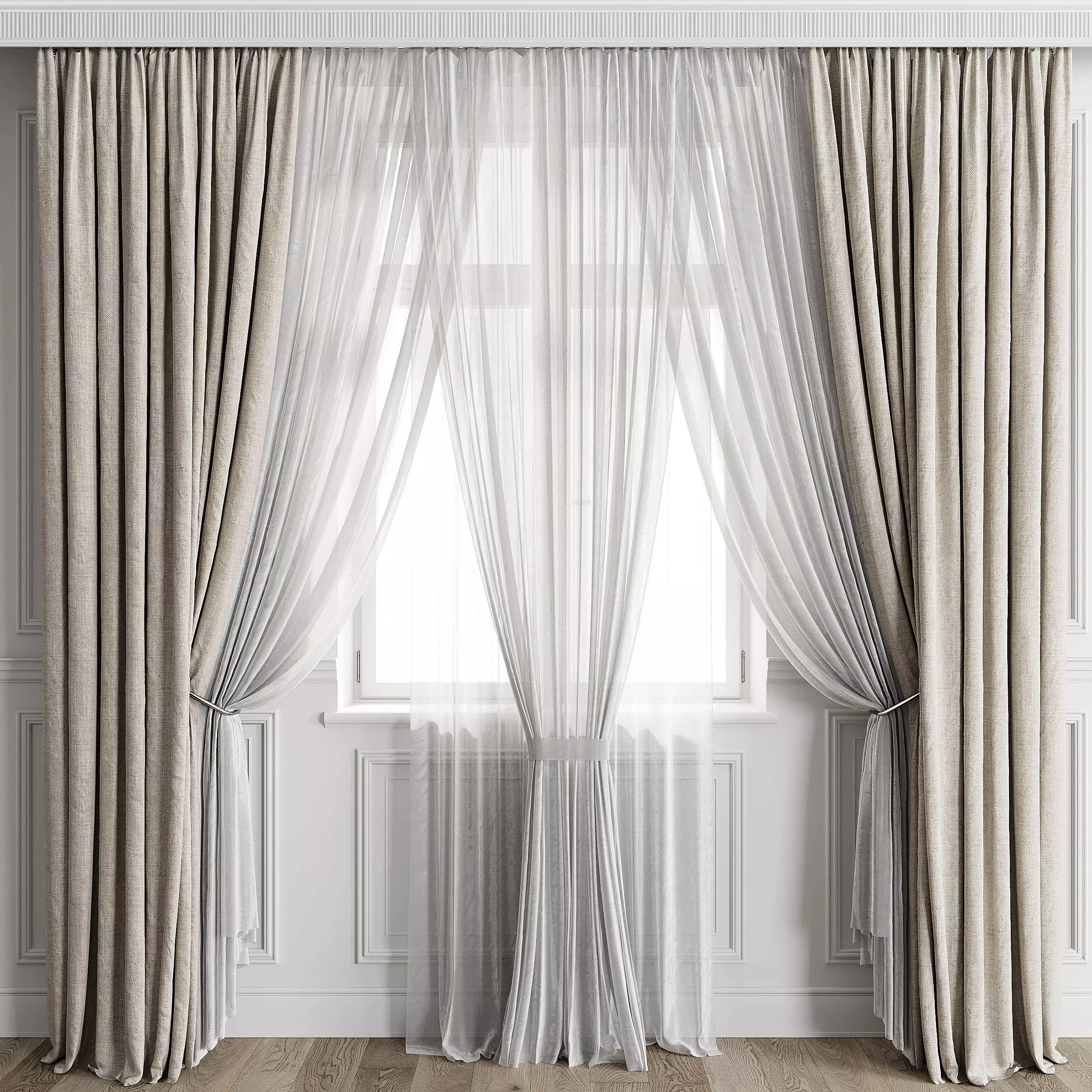 Curtain Set 500C 3D model