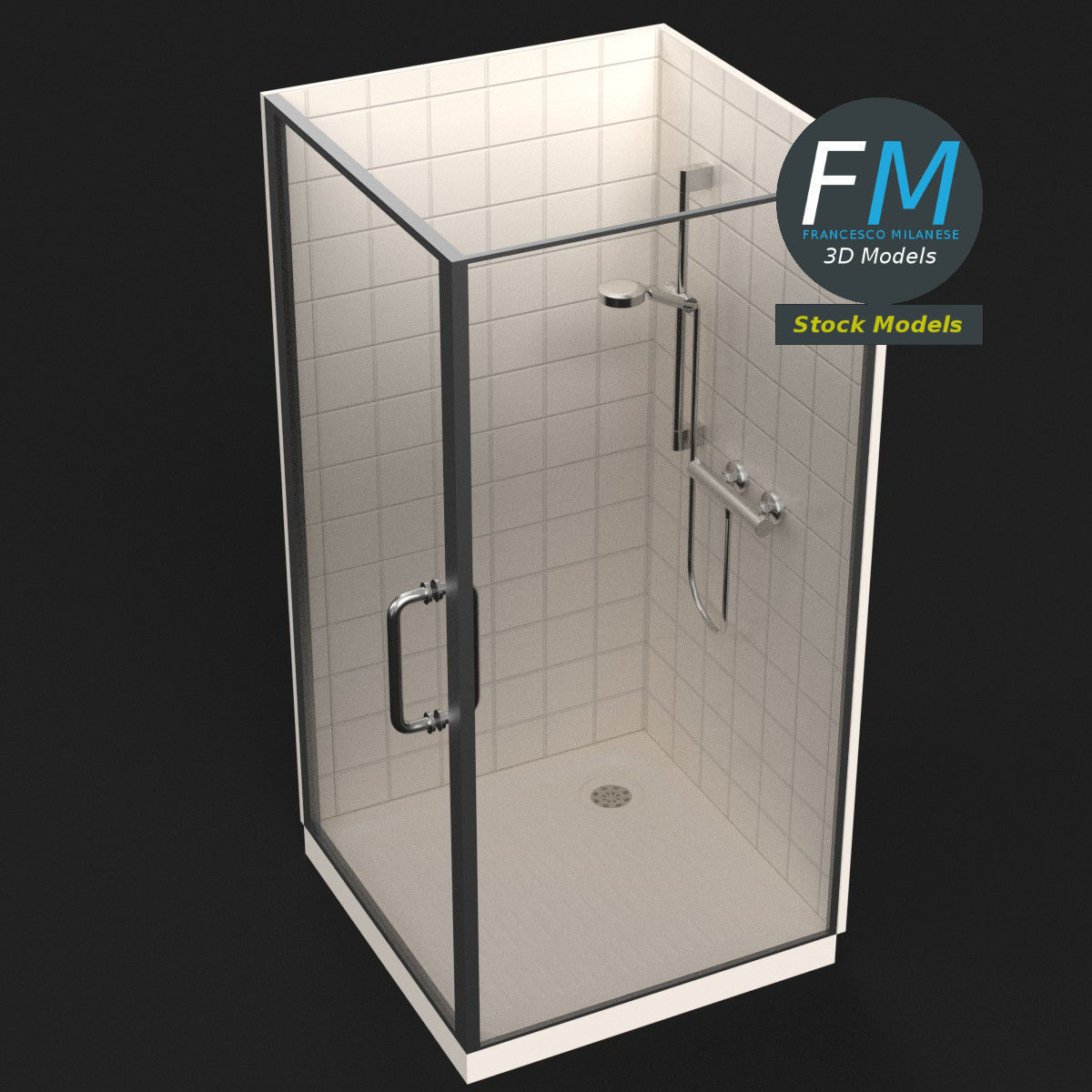 Shower 3D model | CGTrader
