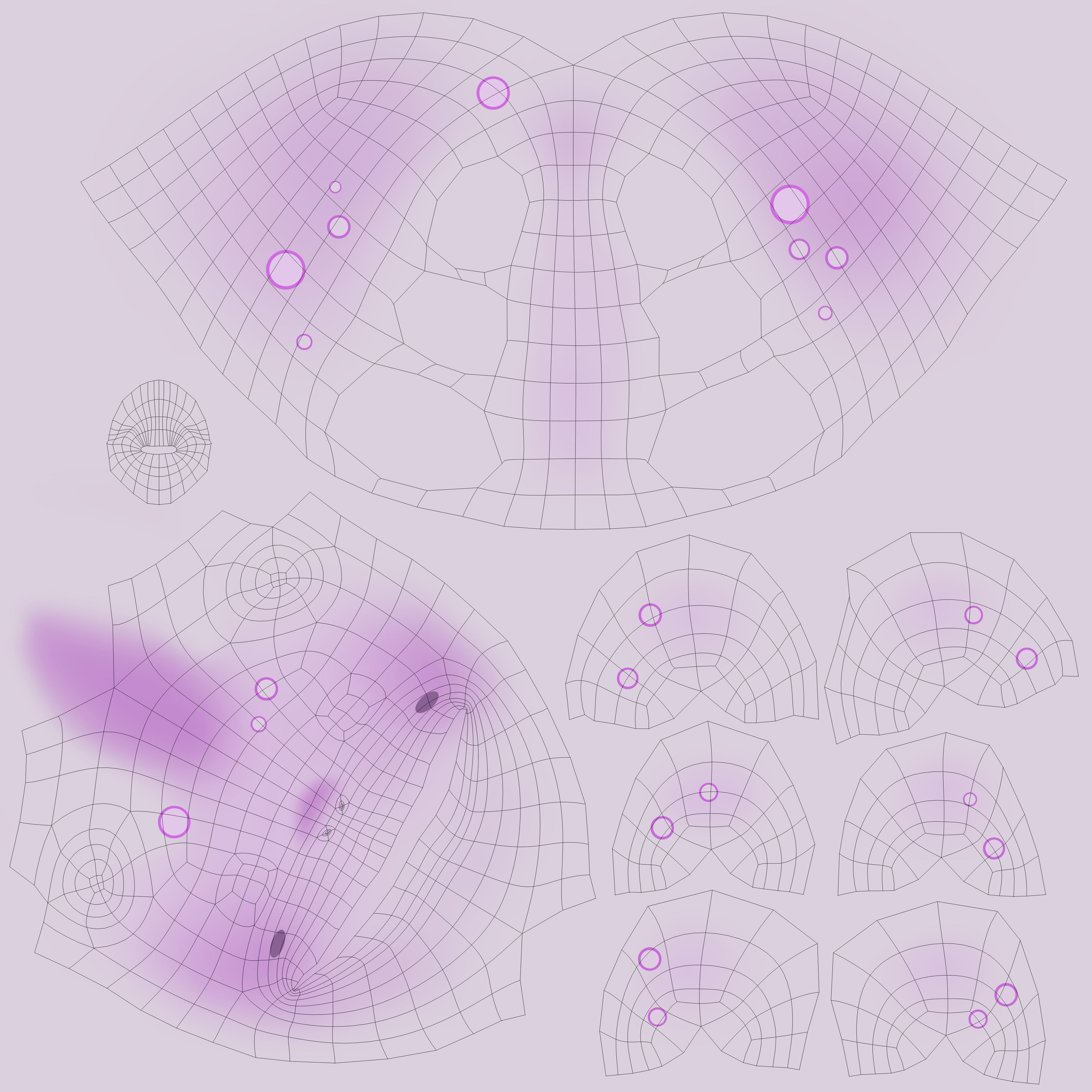 Pokemon Bulbasaur Bug Type Concept Low-poly 3D model_15