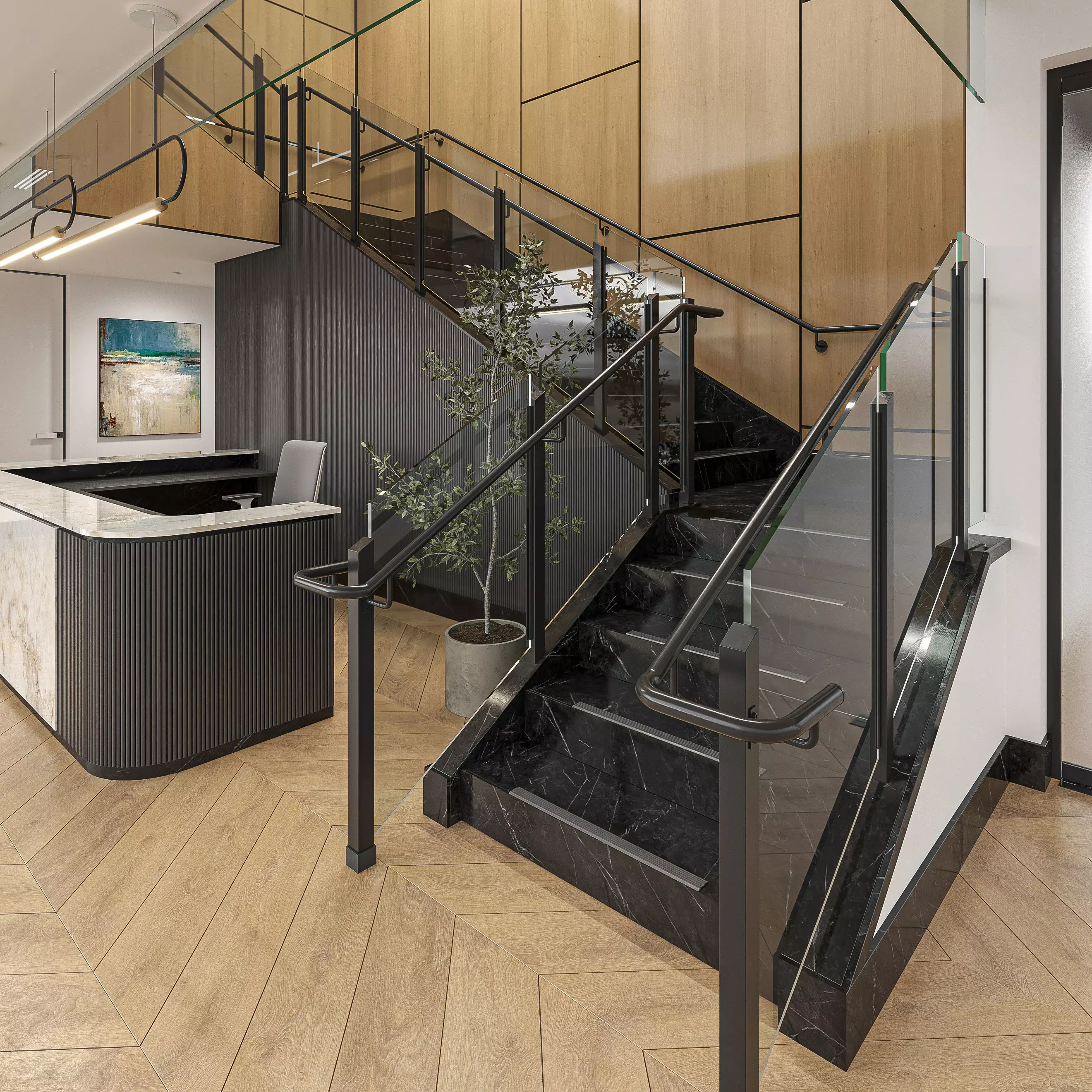 Reception 2 Scene 3D model_0