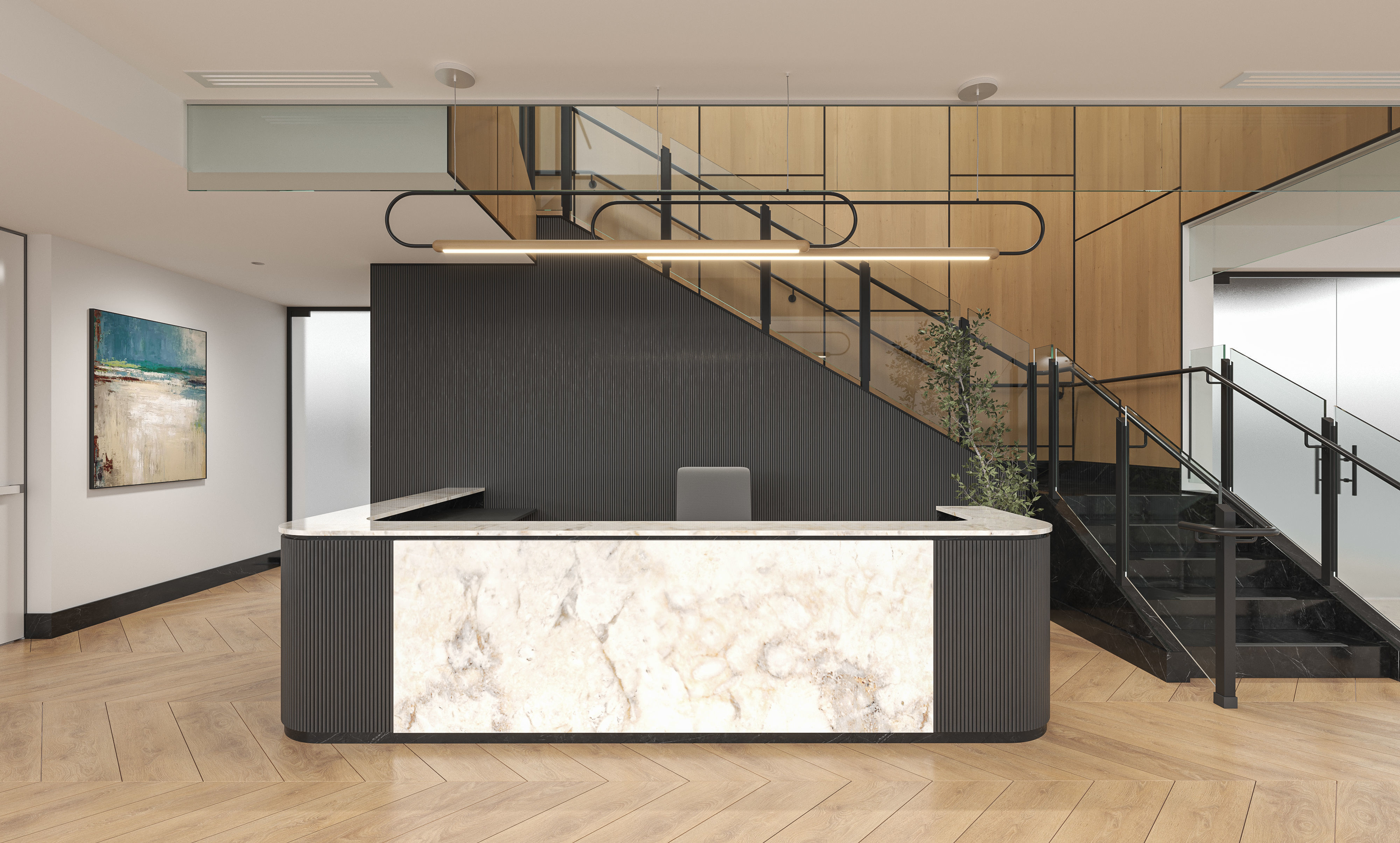 Reception 2 Scene 3D model_1