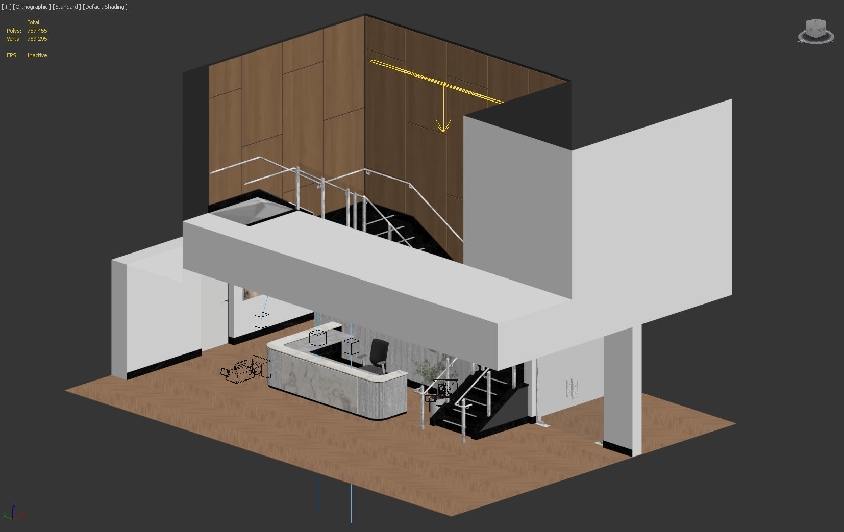 Reception 2 Scene 3D model_4