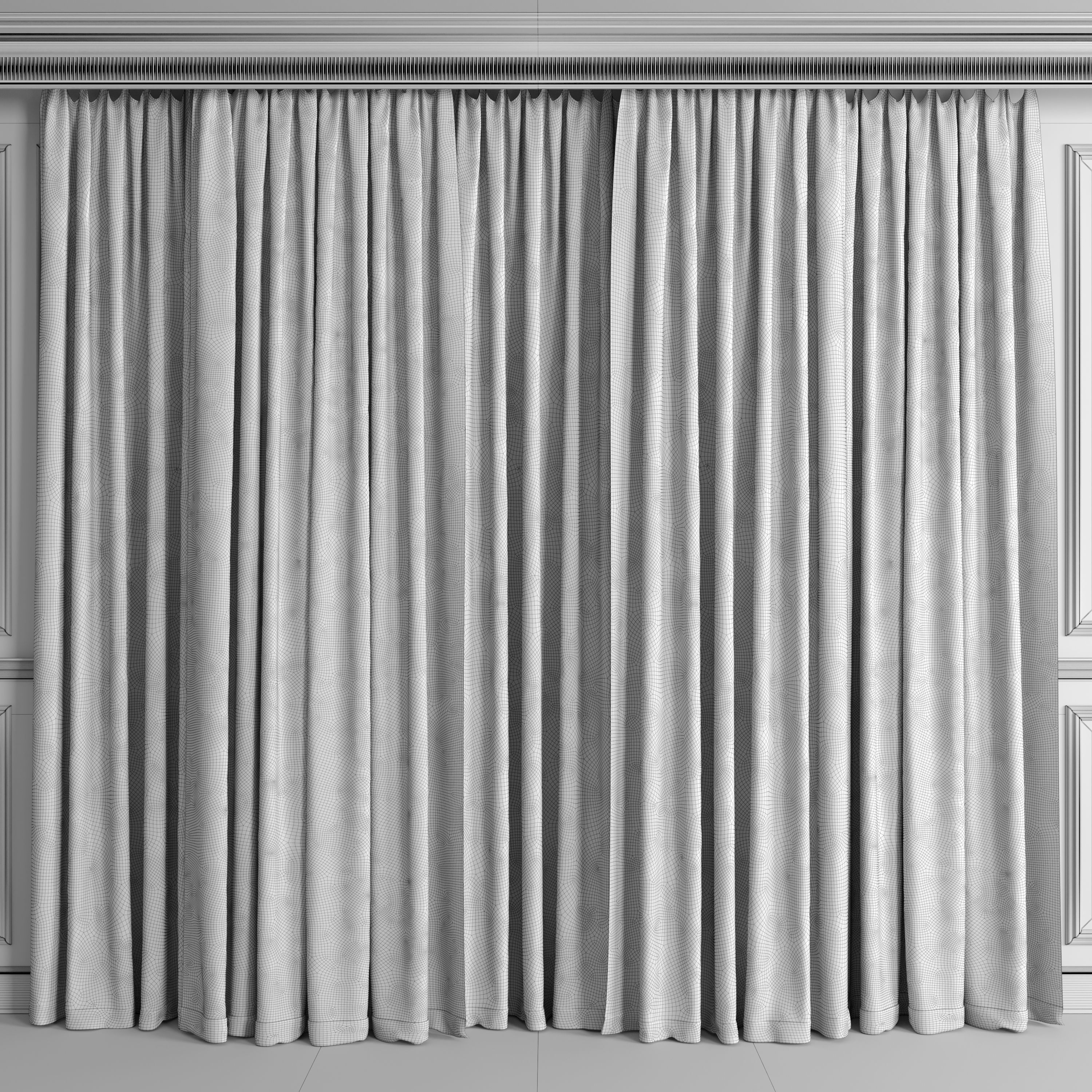 Curtain Set 503C 3D model_11