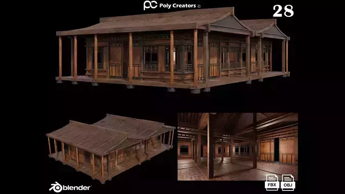 Medieval Houses 28- 4K Textures Game Ready