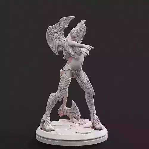 Blind Fury 3D Printing Miniature 3D print model