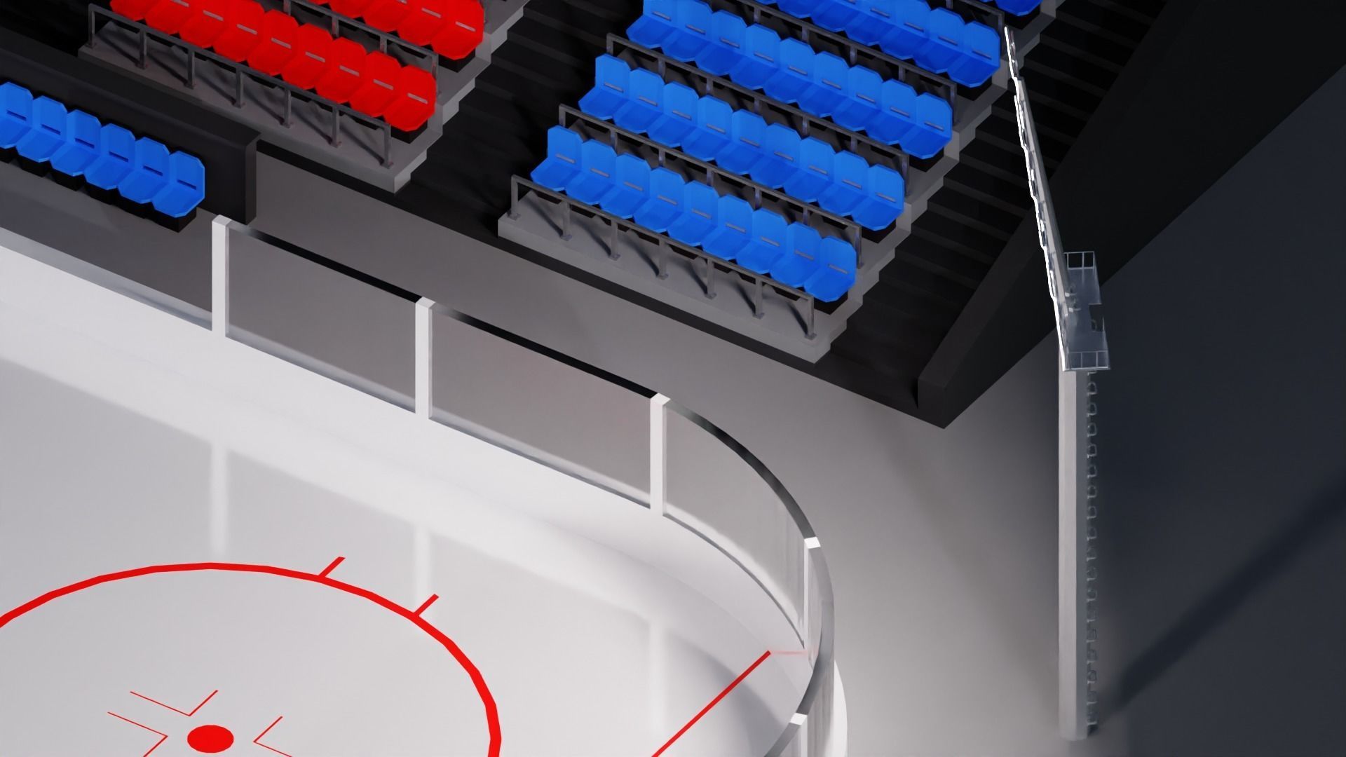 Hockey Arena Low-poly 3D model_18