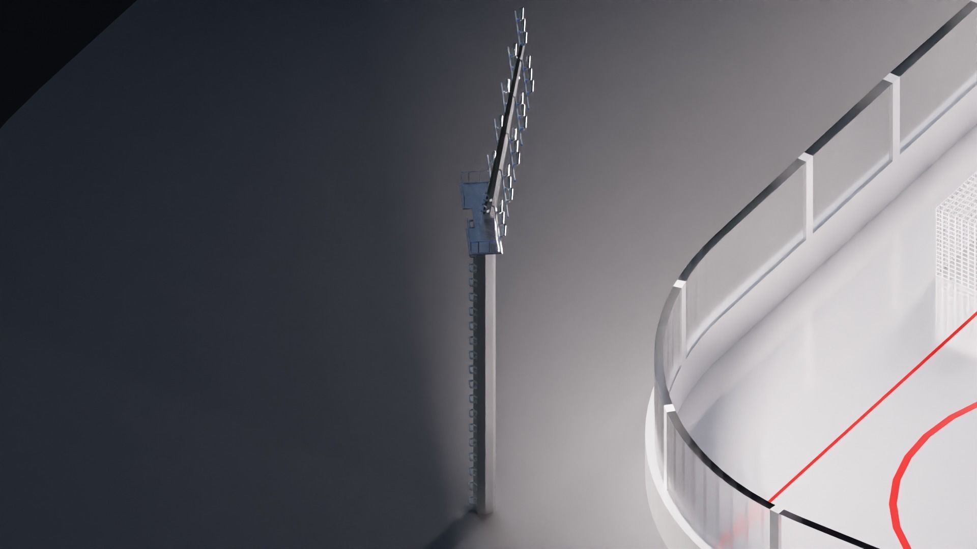 Hockey Arena Low-poly 3D model_16