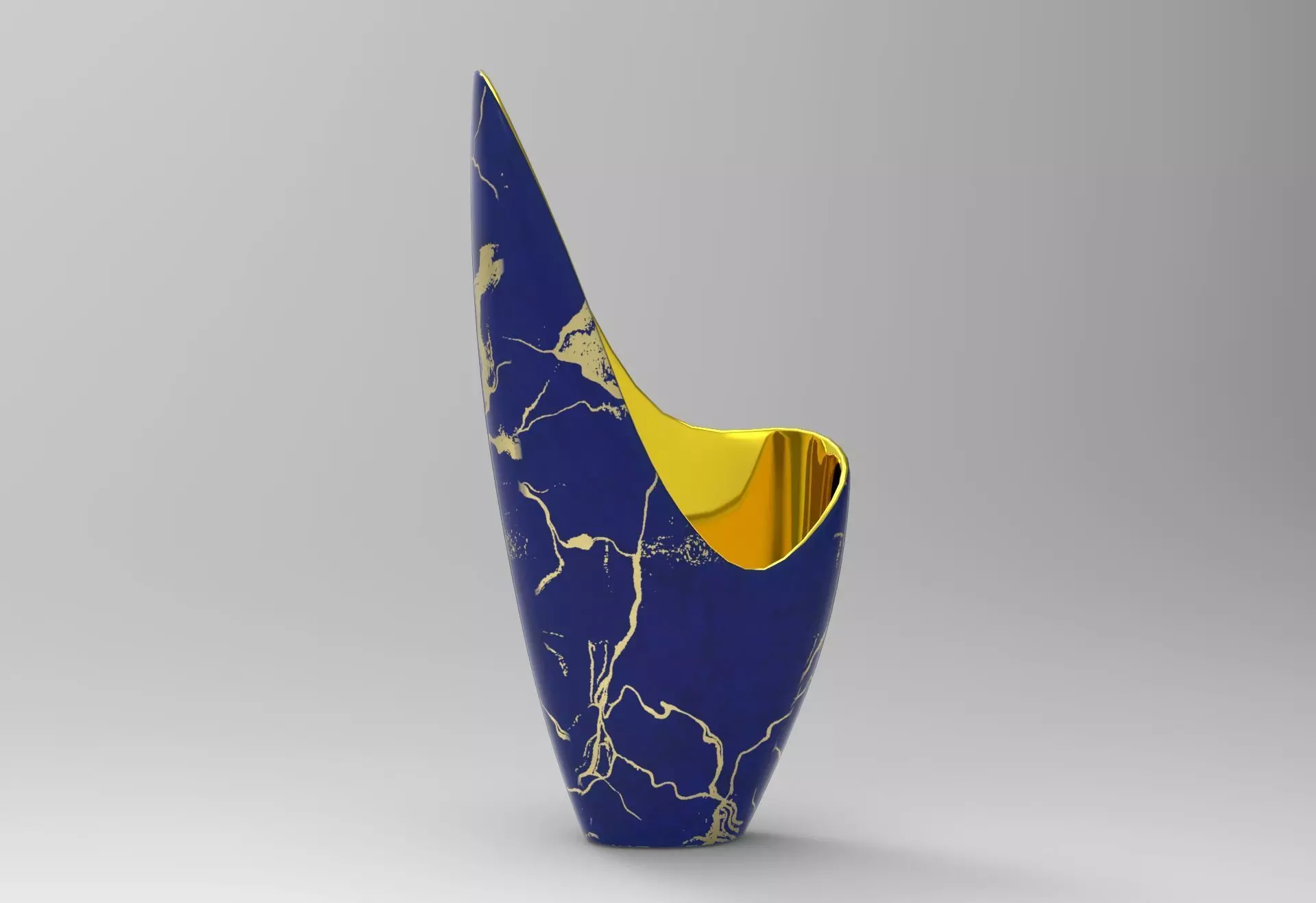 The Mouve Vase Low-poly 3D model