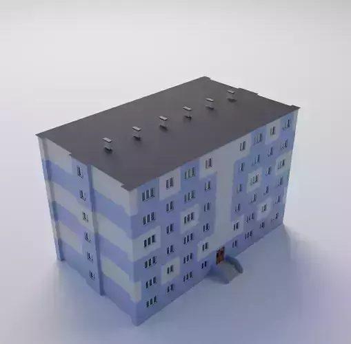 Apartment building 3D model