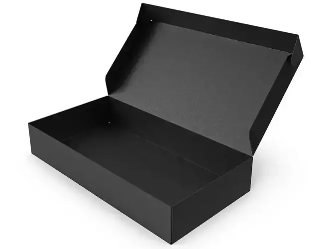 Cardboard box black 01