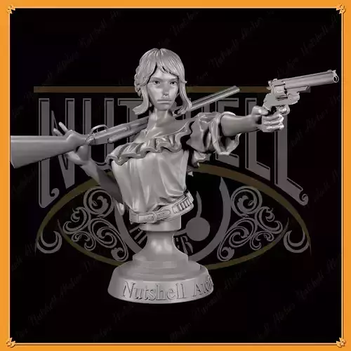 Nutshell Atelier - Gunslinger 01 - Bust NSFW