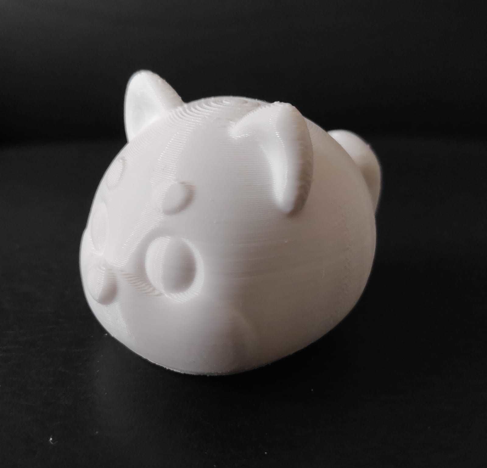 Cute Round Shiba 3D print model_5