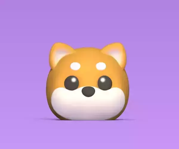 Cute Round Shiba