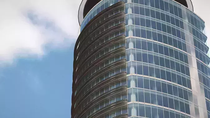 Kanyon - Eczacibasi Holding Headquarters Low-poly 3D model