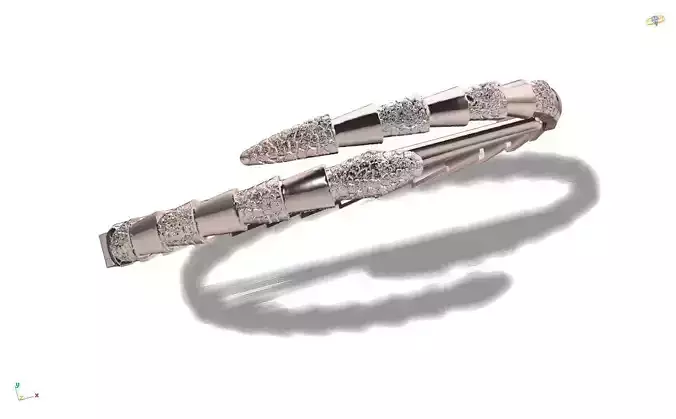 braclet braclet person cuff bracelet in gold with diamonds