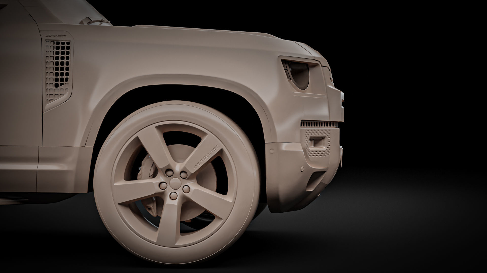 Land Rover Defender 90 2021 3D model_15