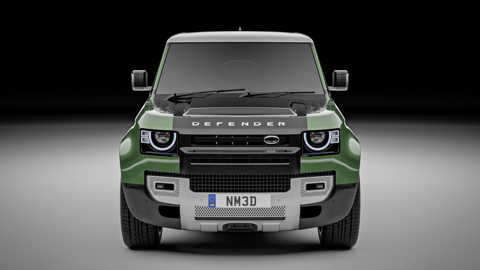Land Rover Defender 90 2021 3D model_9