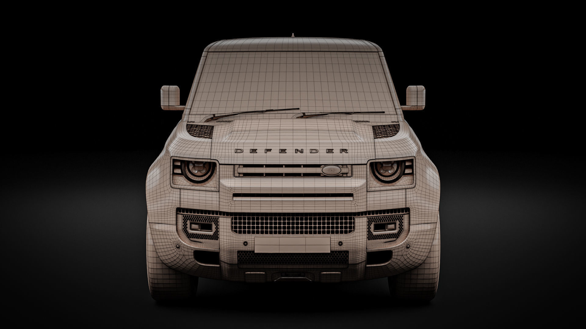 Land Rover Defender 90 2021 3D model_33