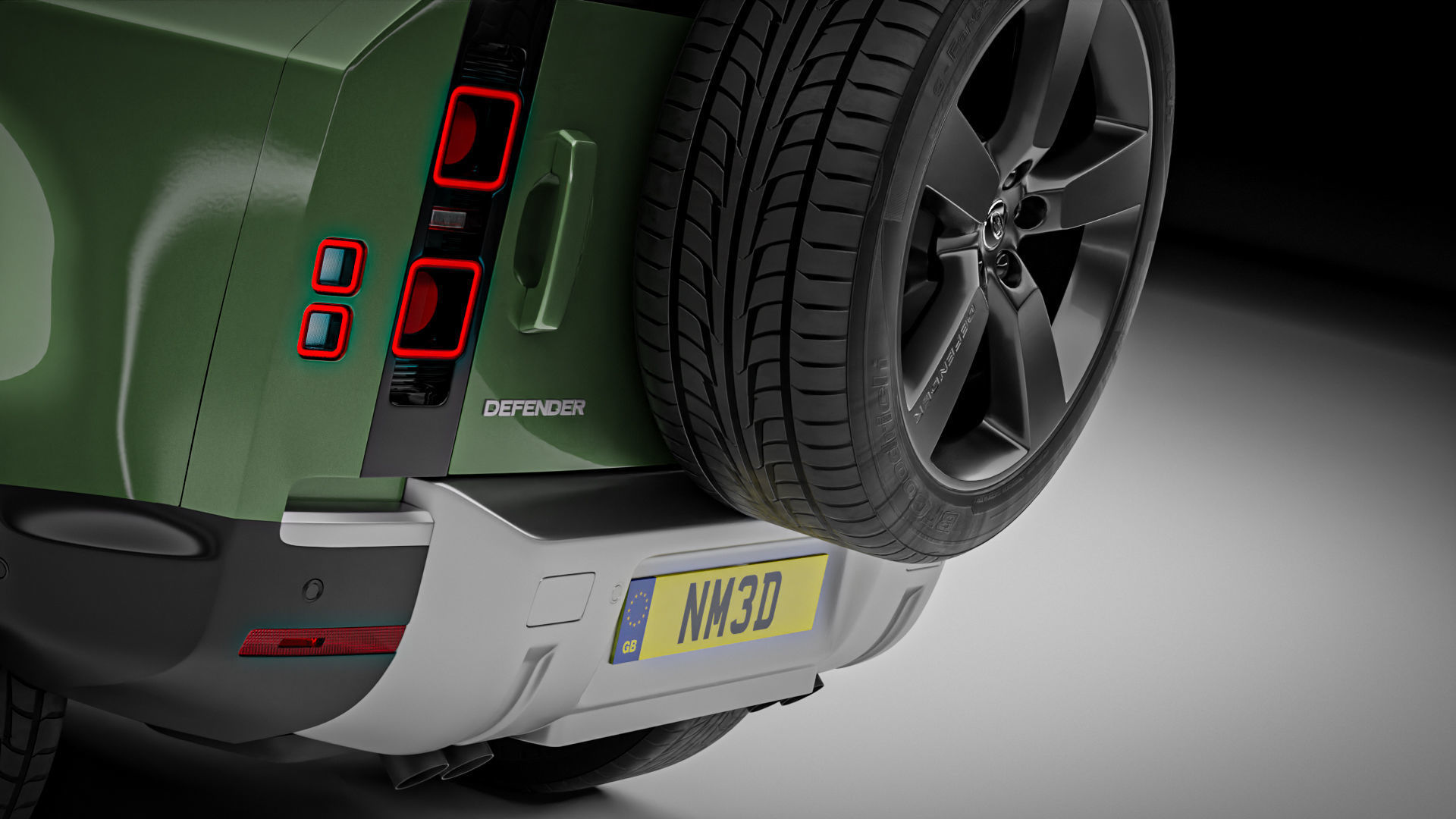 Land Rover Defender 90 2021 3D model_5