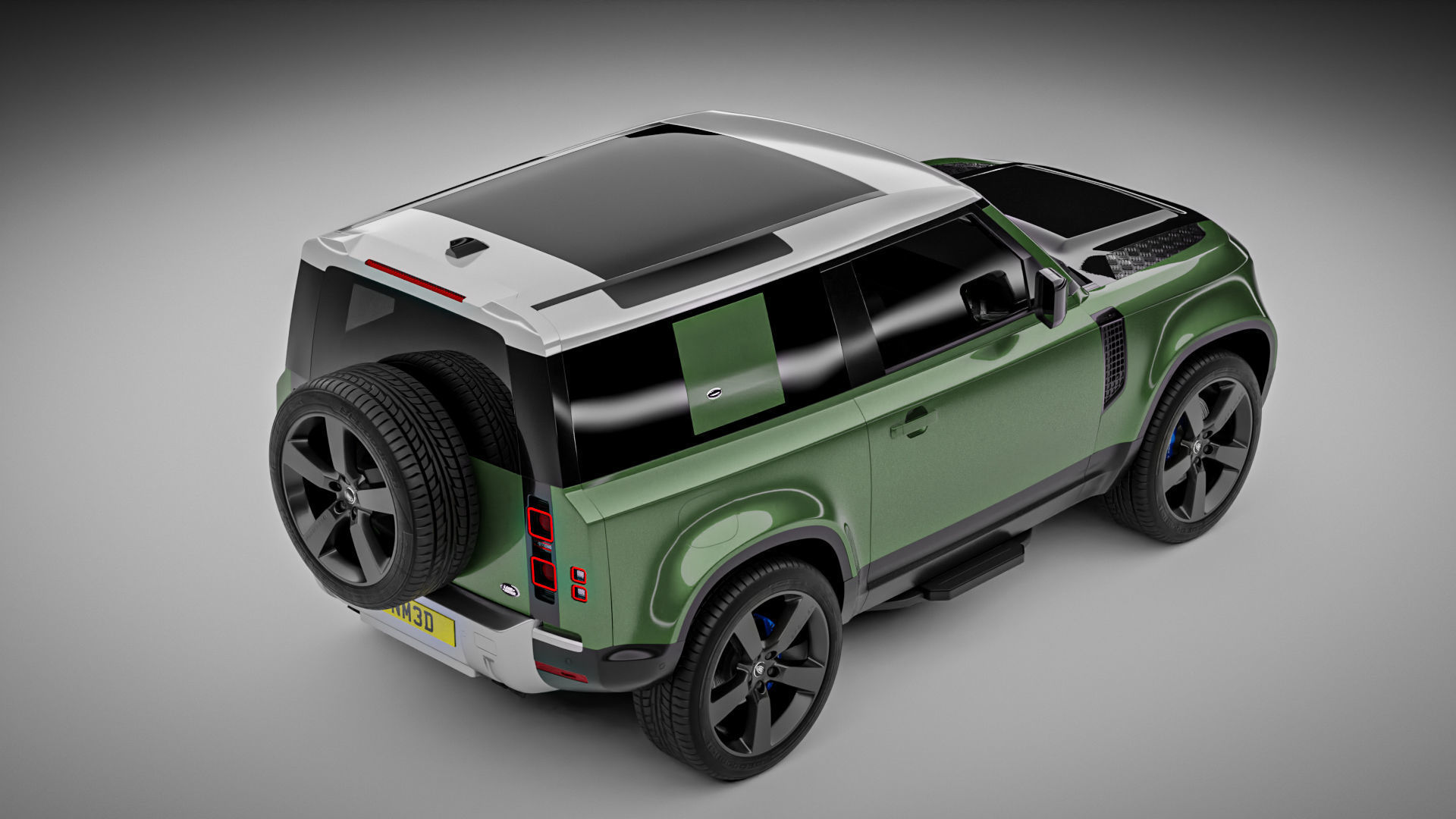 Land Rover Defender 90 2021 3D model_11
