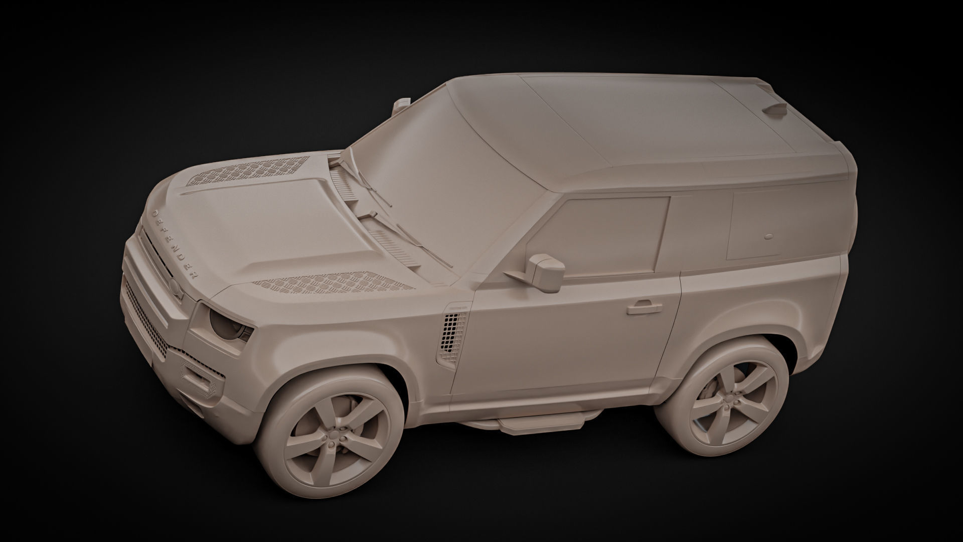 Land Rover Defender 90 2021 3D model_19